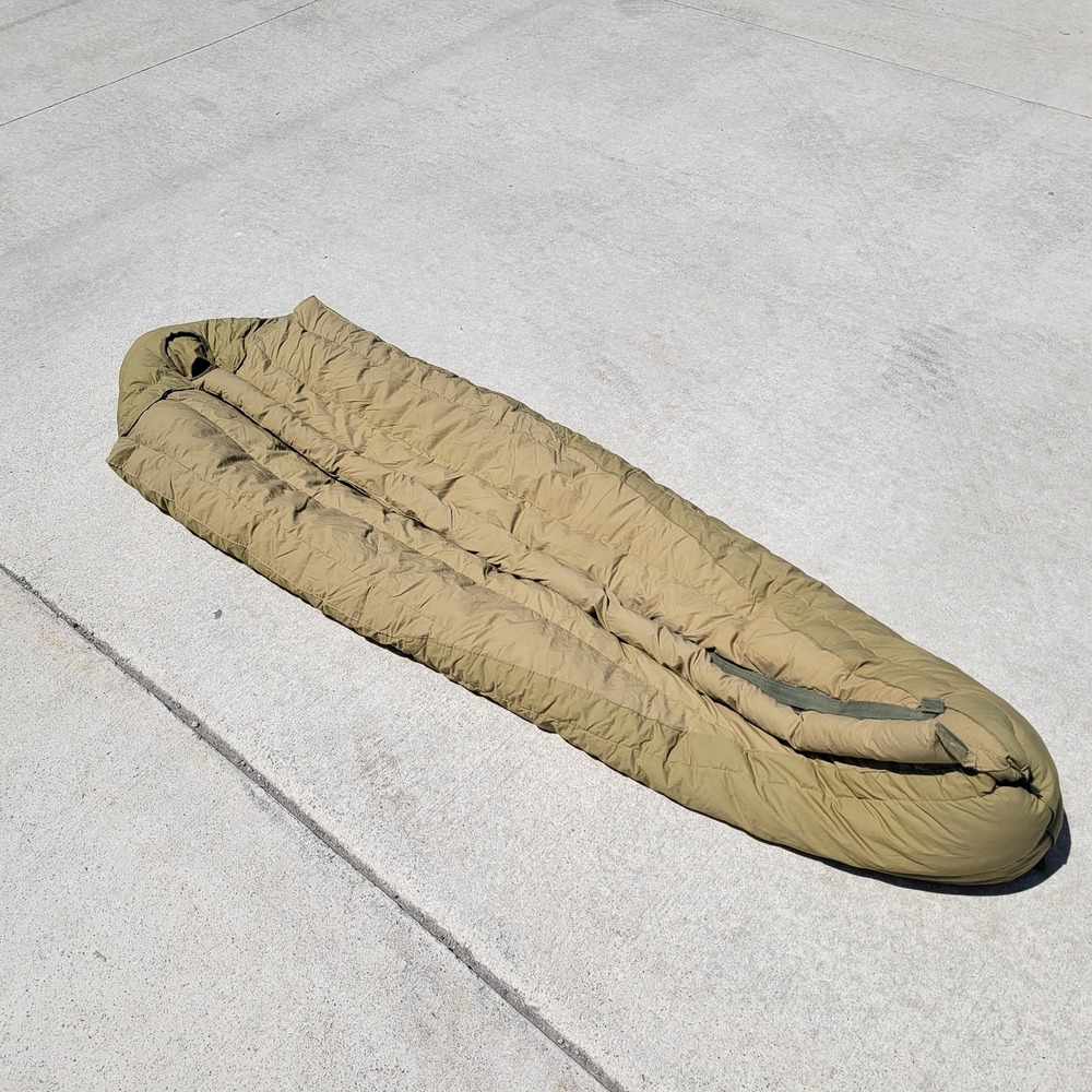 US Military M-1949 Type I Sleeping Bag Regular Olive Drab Feather Filled